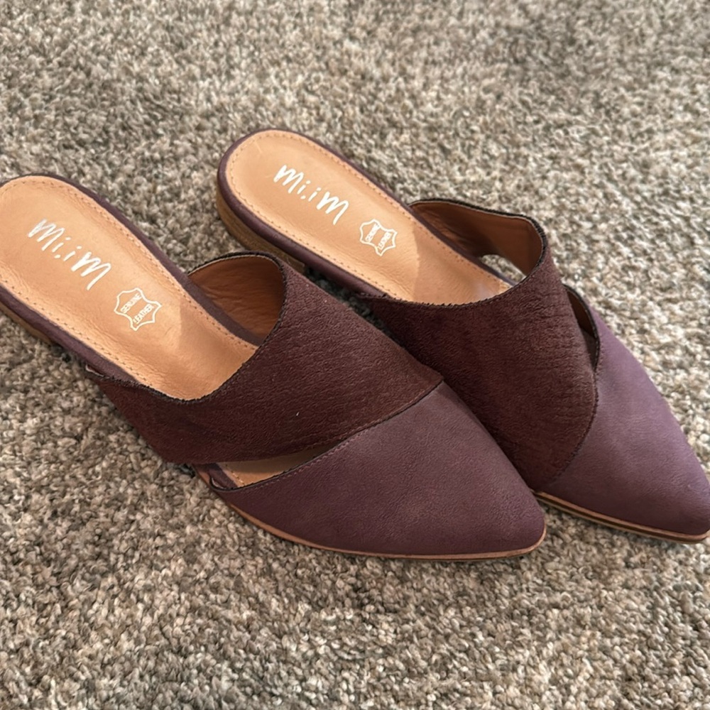 Purple mules